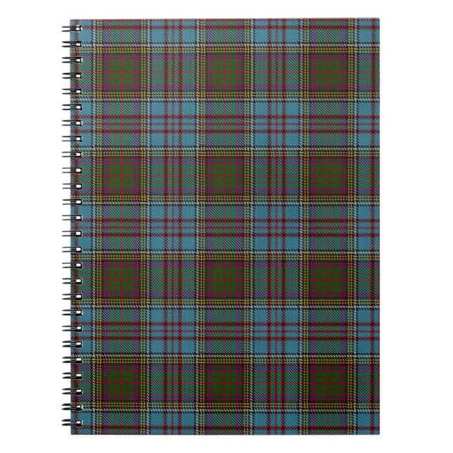 Carnet Anderson Clan Tartan – Scottish Plaid Notebook (Devant)