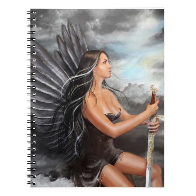 Carnet Ange noir (Devant)