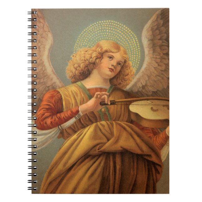 Carnet Ange Renaissance Jouer Violon Melozzo da Forli (Devant)