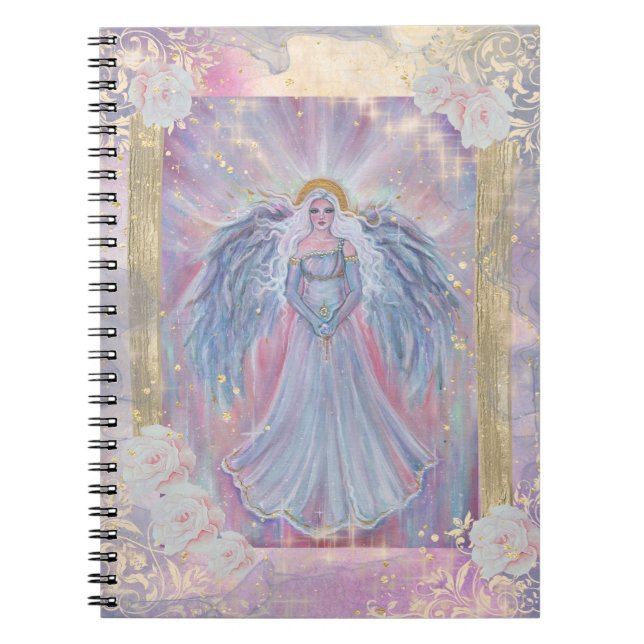 Carnet Ange spirituel ou lumière céleste par Renée Lavoie (Devant)