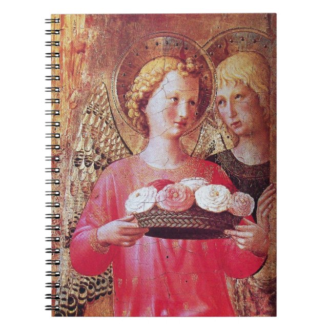 CARNET ANGEL AVEC ROSES (Devant)