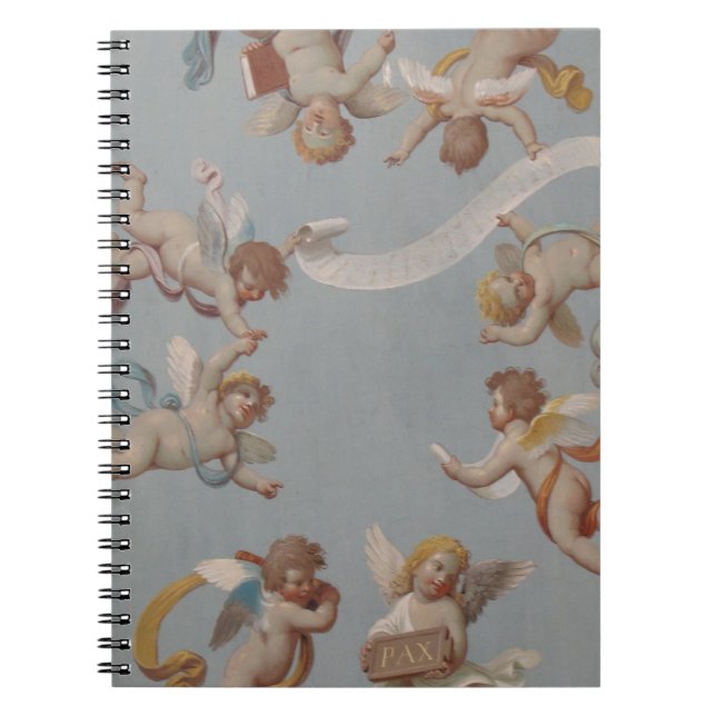 Carnet Angel Cherubs Renaissance lunaire (Devant)
