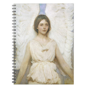 Carnet Angel par Abbott Thayer, Art Victorien Vintage