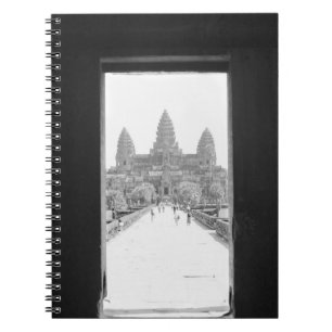 Carnet Angkor Cambodge, vue de la porte d'Angkor Wat