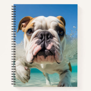 Carnet Anglais Bulldog Animal Chien Animaux Amusement Jou