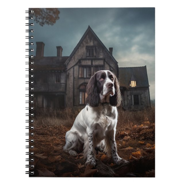 Carnet Anglais Springer espagnol Halloween effroi (Devant)