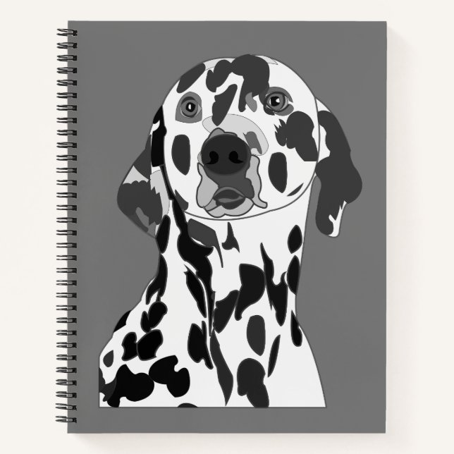 Carnet Animal de compagnie de chien dalmate (Devant)