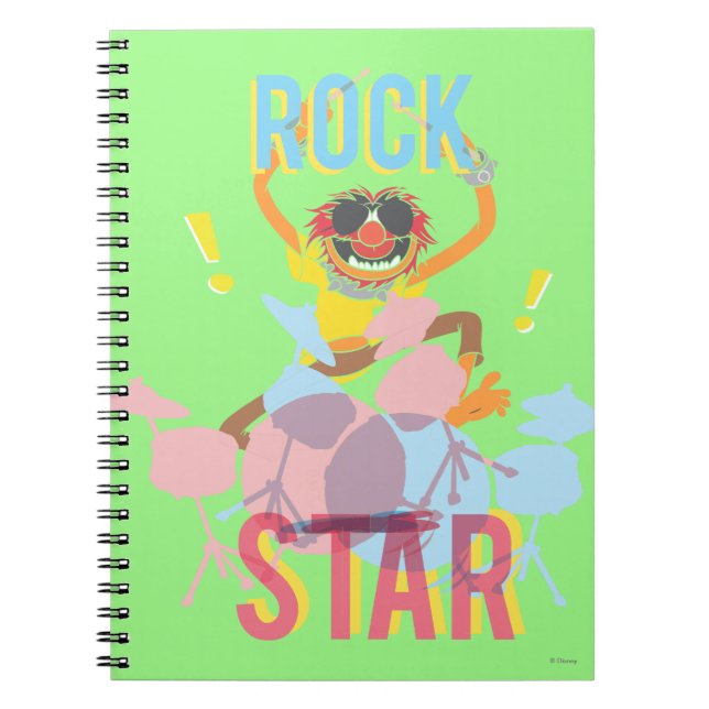 Carnet Animal - Rock Star (Devant)