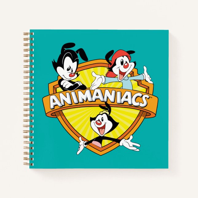 Carnet Animaniacs | Warner Brothers & Sister WB Shield (Devant)