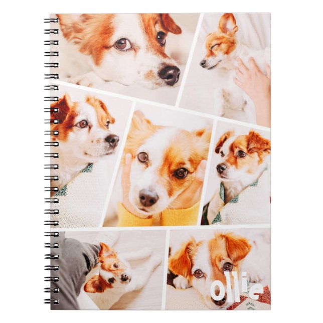 Carnet Animaux de compagnie Moderne Simple Personnalisé 7 (Devant)