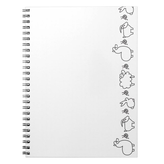 Carnet Animaux de fibre (Devant)