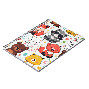 Carnet Animaux de la Forêt Sans Couture