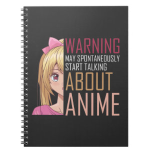 Carnet Anime amoureuse de la petite fille Ado du fan de M