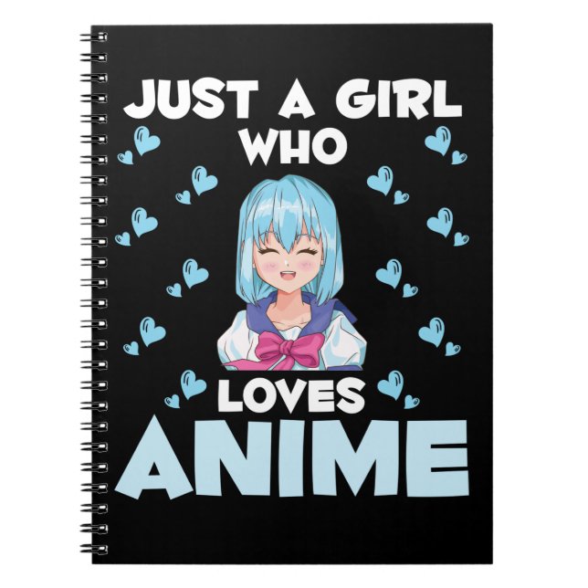 Carnet Anime Girl Japanese Otaku Manga Japon (Devant)