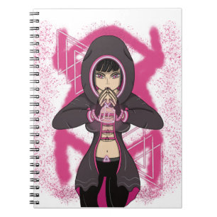 Carnet Anime Manga Ordinateur Futuriste Hacker Cyberpunk