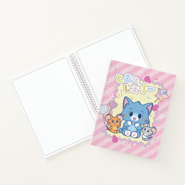 Carnet Anime Tom et Jerry Strawberry Fun (Intérieur)