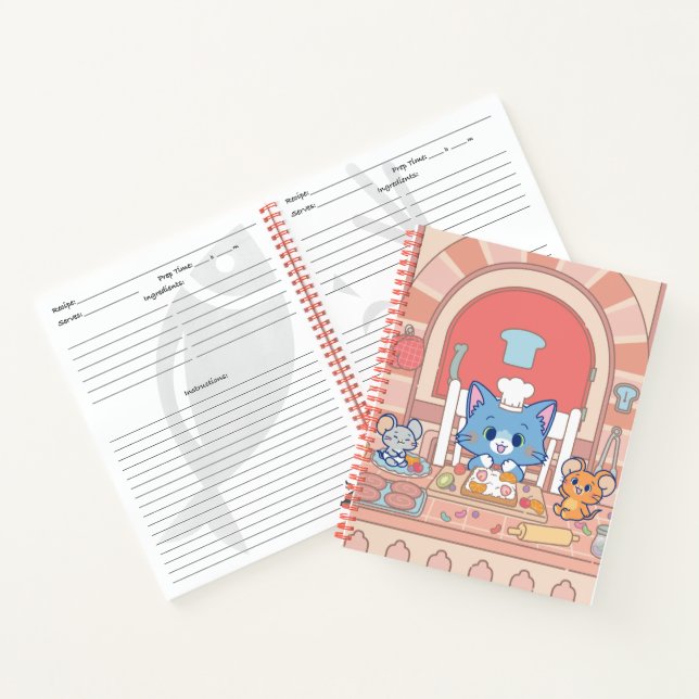 Carnet Anime Tom, Jerry et boulangerie Tuffy (Intérieur)