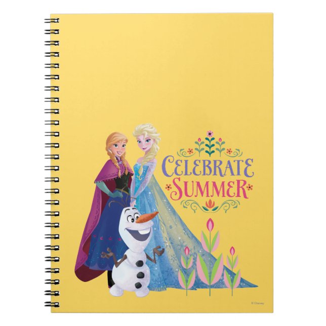 Carnet Anna et Elsa | Célébrer l'été (Devant)