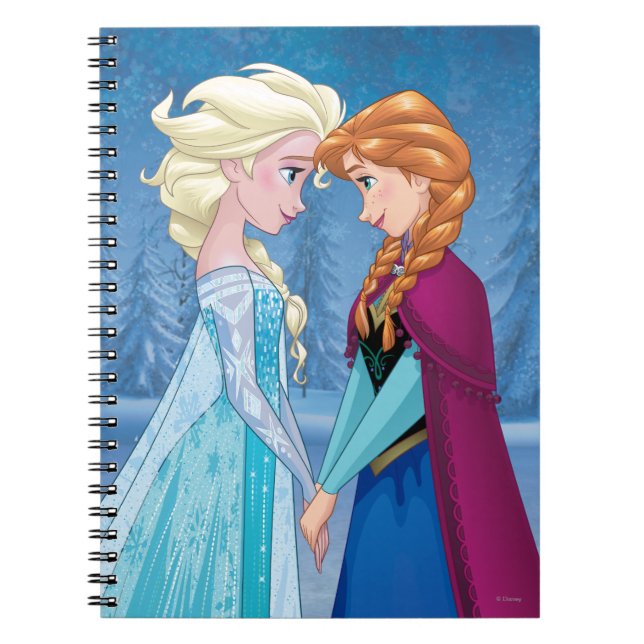 Carnet Anna et Elsa | Ensemble pour toujours (Devant)