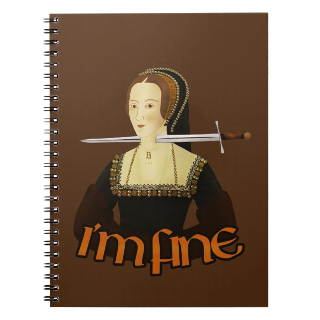 Carnet Anne Boleyn - Je vais bien (Devant)