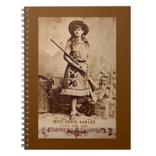 Carnet Annie Oakley Sépia