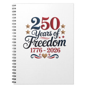 Carnet Anniversaire des 250 ans de l'Amérique