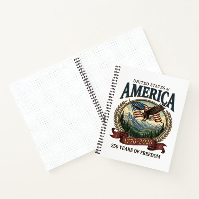 Carnet Anniversaire des 250 ans de l'Amérique (Intérieur)