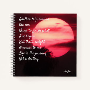 Carnet Anniversaire - Un autre tour autour du Soleil