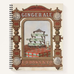 Carnet Annonce Vintage Pour Belfast Ginger Ale. 2
