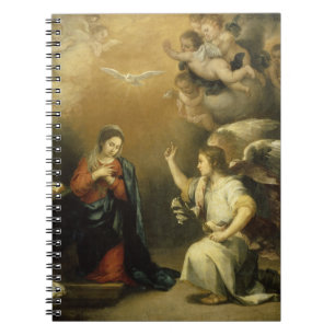 Carnet Annonciation Marie et Archange Gabriel Beaux-Arts