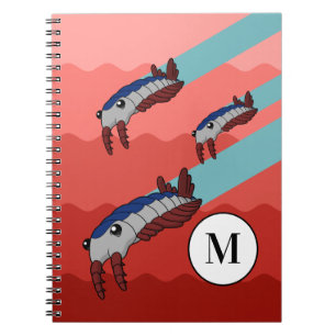 Carnet Anomalocaris échauffement - Animal préhistorique