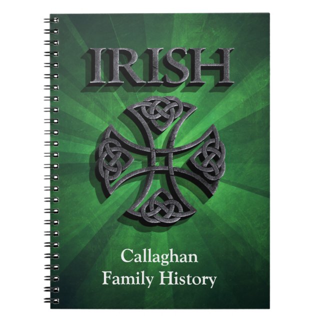 Carnet Antécédents familiaux irlandais (Devant)