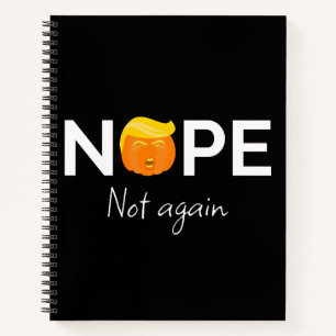 Carnet Anti-Trump - Non, pas encore Halloween Edition I