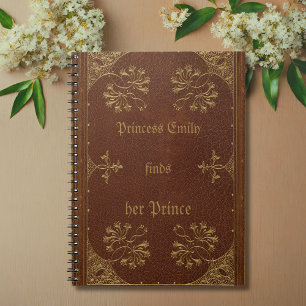 Carnet antique book binding -personalized 
