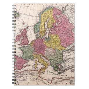 Carnet Antique vieille carte inspirée (9)