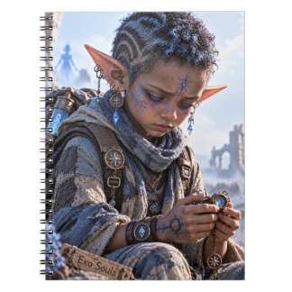 Carnet Anxiété / Petit Observateur / Bleu Poussiéreux