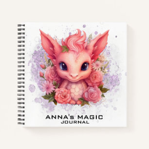 Carnet *~* AP85 Droit Floral Attraction Bébé mignon Drago