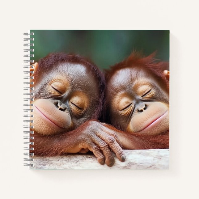 Carnet Ape Wild Animal Relaxing Portrait (Devant)