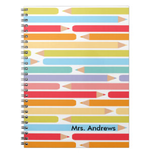 Carnet Appréciation colorée de professeur d'art de
