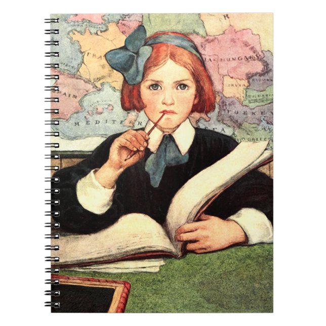 Carnet Appréciation de l'enseignant Cadeau d'art Vintage (Devant)