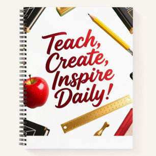 Carnet Apprendre, Créer, Inspirer Quotidien