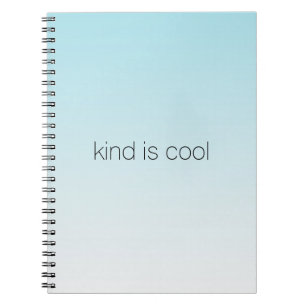 Carnet Aqua Ombre Kind est Cool