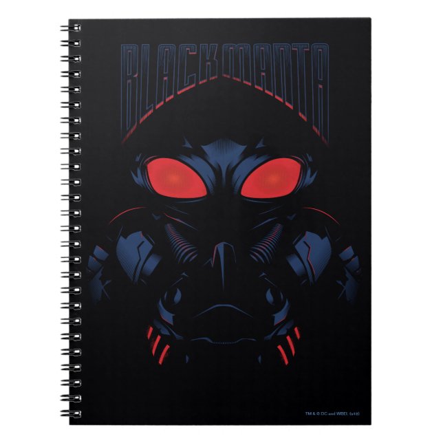 Carnet Aquaman | Black Manta Shadowy Graphic (Devant)