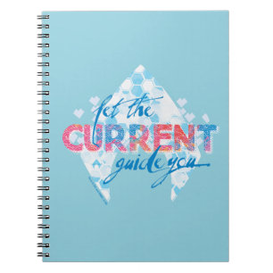 Carnet Aquaman Graphique Logo "Let The Current Guide Yo