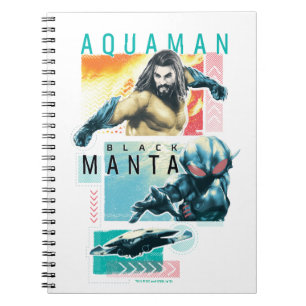 Carnet Aquaman Modernist Aquaman & Black Manta Graphic