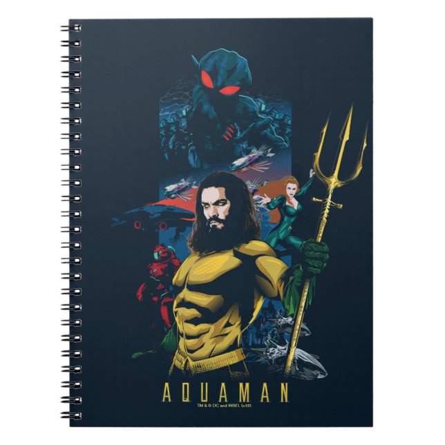 Carnet Aquaman | Orin, Mera et Black Manta Graphic (Devant)