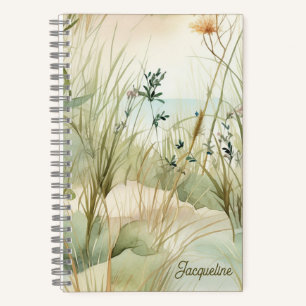 Carnet Aquarelle Balnéaire Océan Beach Paysage