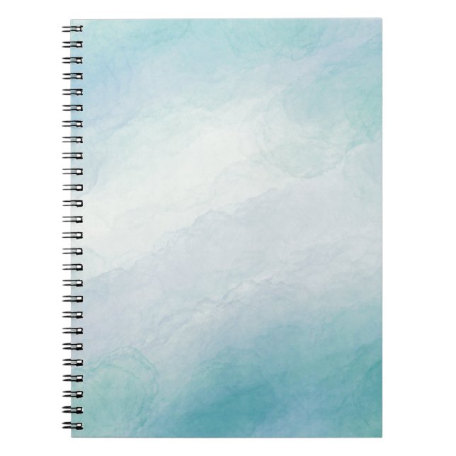 Carnet Aquarelle bleue (Devant)