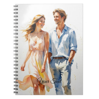 Carnet Aquarelle Couple peinture été