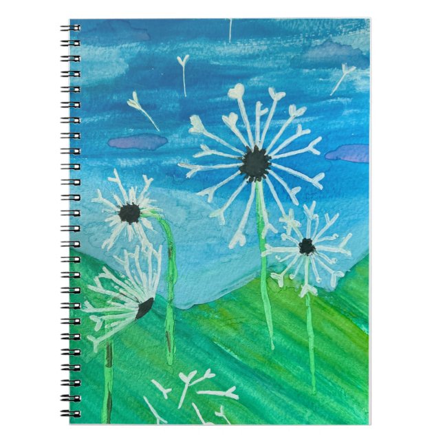 Carnet Aquarelle Dandelion (Devant)
